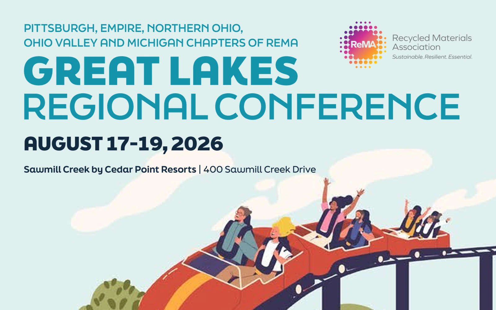 ReMA Great Lakes Regional Conference 2026 - Sawmill Creek by Cedar Point Resorts, Huron, Ohio