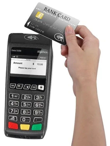Ingenico credit card terminal used with ScrapRight point of sale