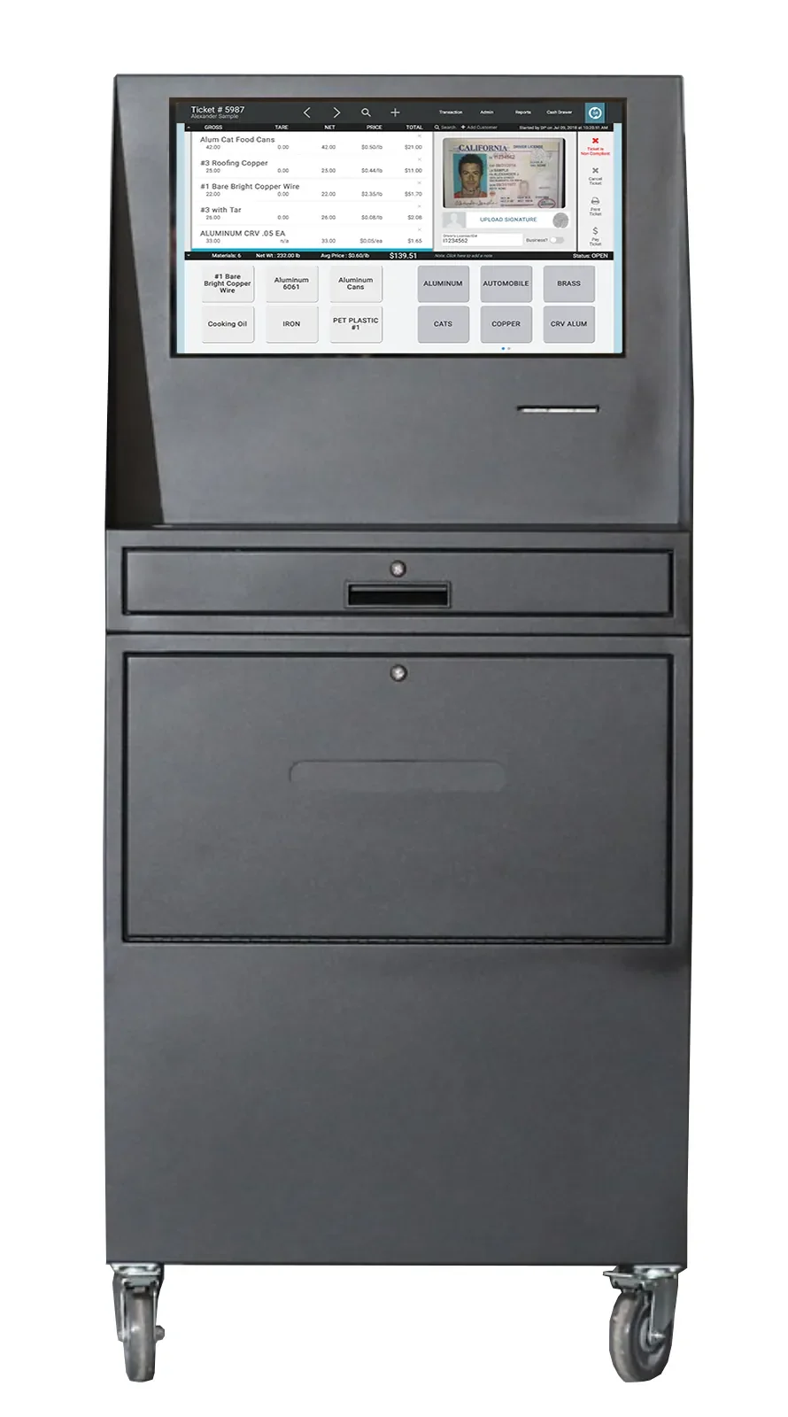 ScrapRight Dust-Resistant Kiosk