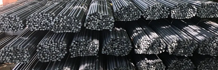 New steel inventory available for sale at a scrap yard